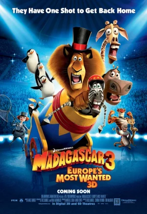 Madagascar 3 Europes Most Wanted (2012) มาดากัสการ์ 3 ข้ามป่าไปซ่าส์ยุโรป