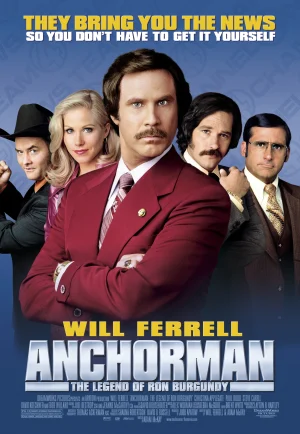 Anchorman: The Legend of Ron Burgundy (2004) ประกาศรบ…แต่ดั๊นมาพบรัก